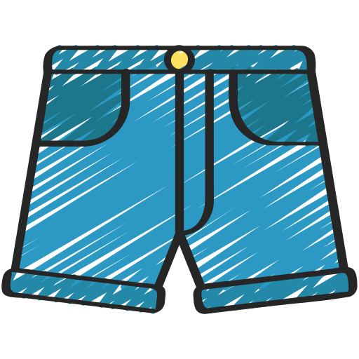 pantaloncini di jeans Juicy Fish Sketchy icona