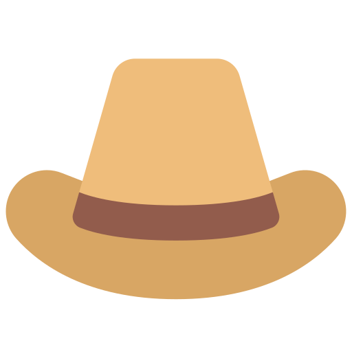 kowbojski kapelusz Juicy Fish Flat ikona