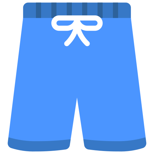 Swim shorts Juicy Fish Flat icon