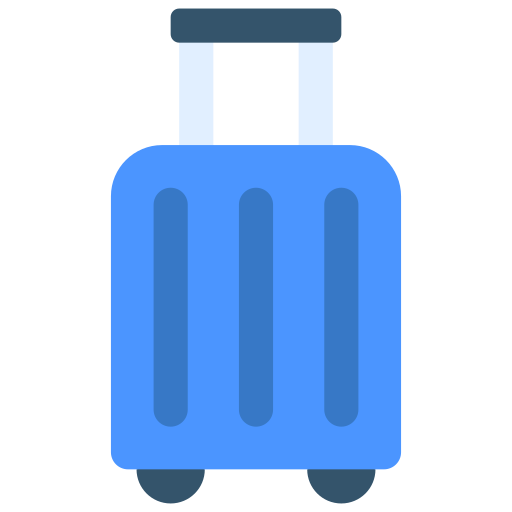 Suitcase Juicy Fish Flat icon