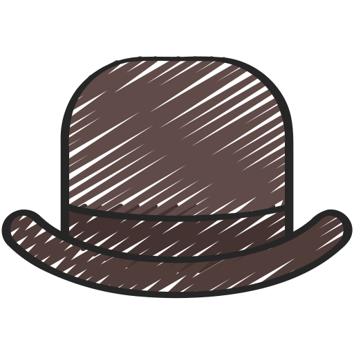Bowler hat Juicy Fish Sketchy icon