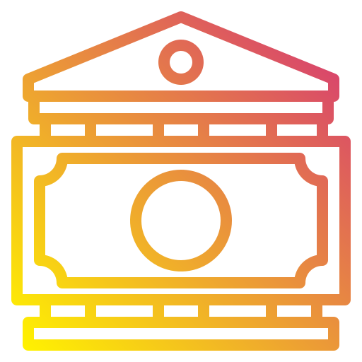 Money Payungkead Gradient icon