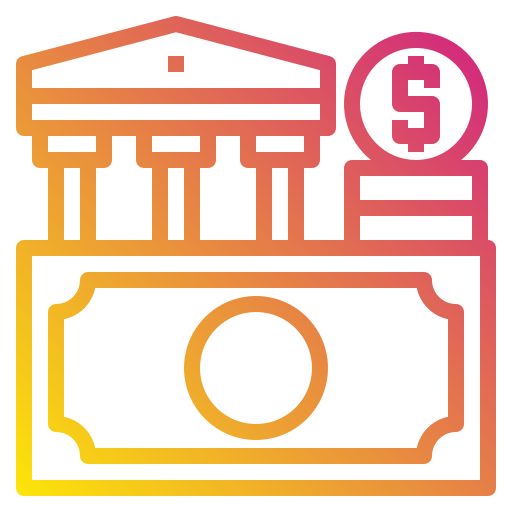 Money Payungkead Gradient icon