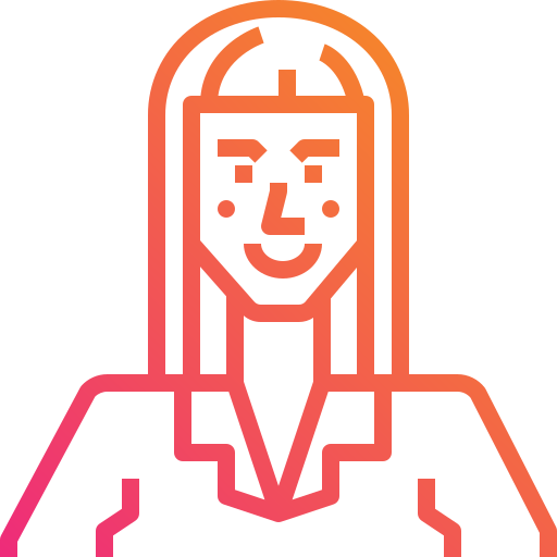 Woman Mangsaabguru Lineal Gradient icon
