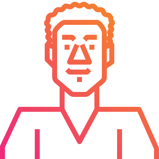 男 Mangsaabguru Lineal Gradient icon