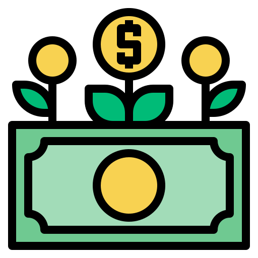 お金 Payungkead Lineal Color icon