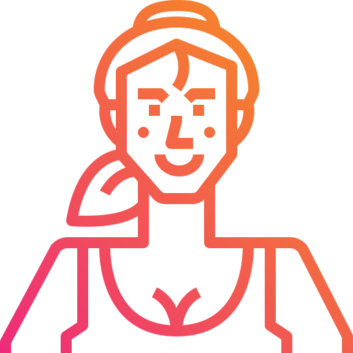 女性 Mangsaabguru Lineal Gradient icon