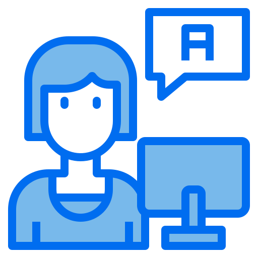 kundendienstmitarbeiter Payungkead Blue icon