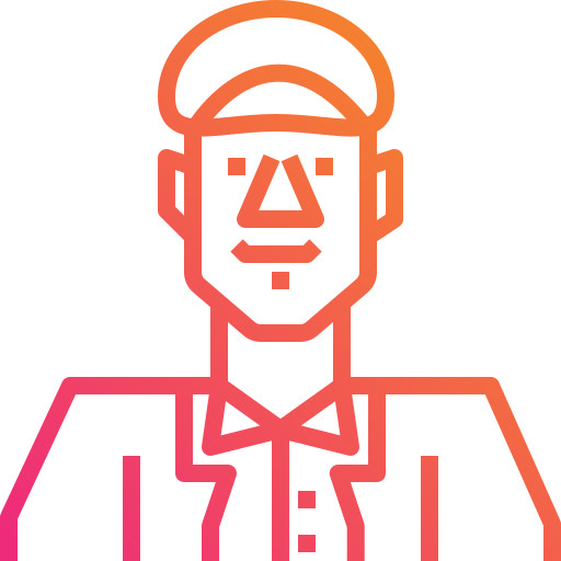 мужчина Mangsaabguru Lineal Gradient иконка