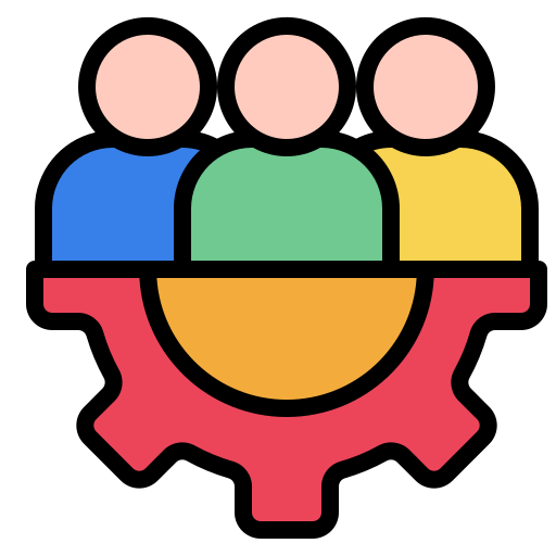 Teamwork Payungkead Lineal Color icon
