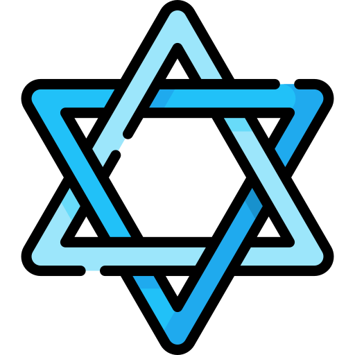 Star of david Special Lineal color icon