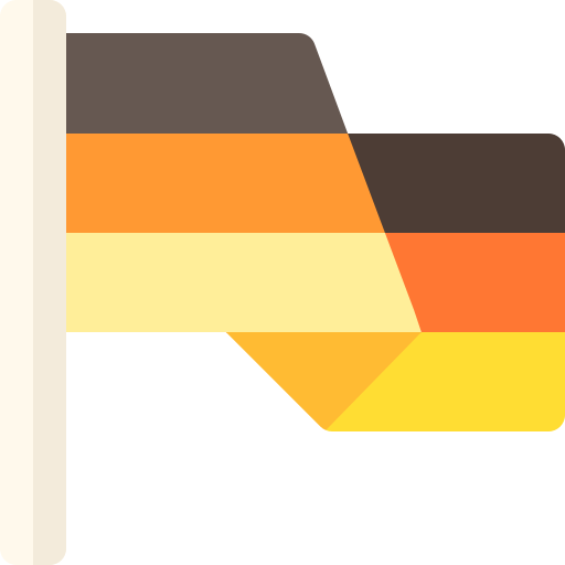 niemcy Basic Rounded Flat ikona