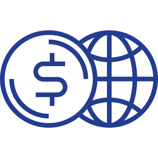 economia global Detailed bright Lineal icono
