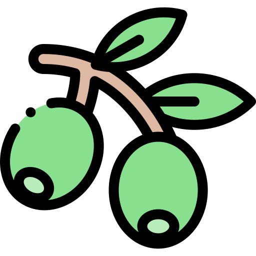 Olive Detailed Rounded Lineal color icon