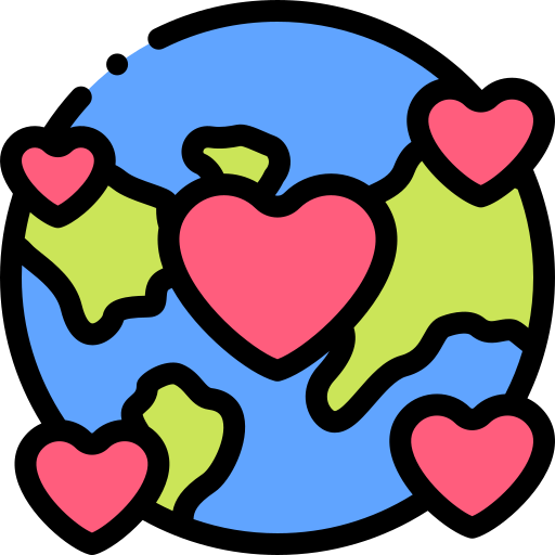World humanitarian day Detailed Rounded Lineal color icon