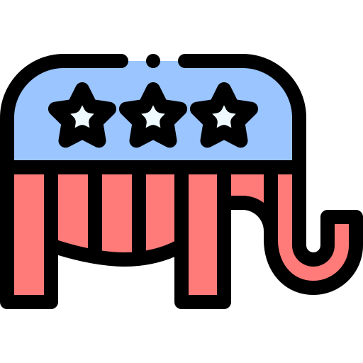Республиканец Detailed Rounded Lineal color иконка