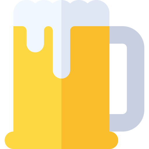 Beer Basic Rounded Flat icon
