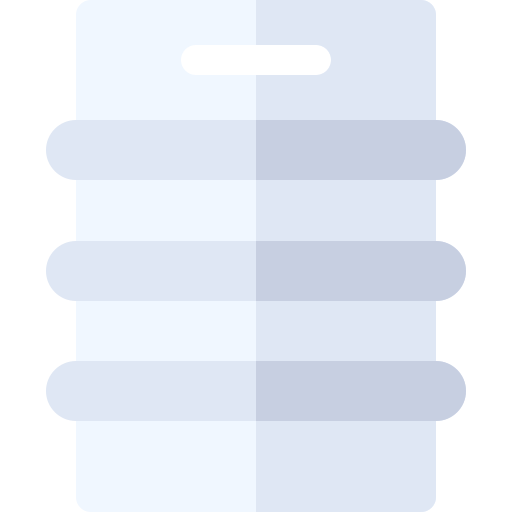 biervat Basic Rounded Flat icoon