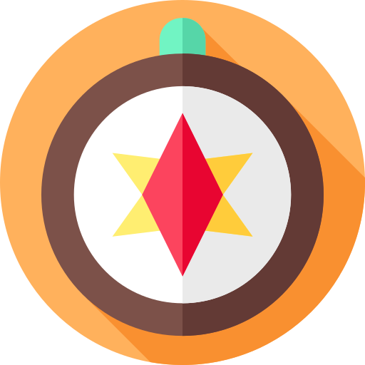 kompass Flat Circular Flat icon