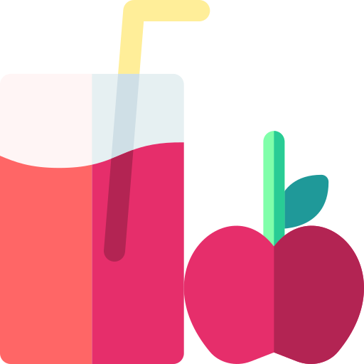 яблочный сок Basic Rounded Flat иконка