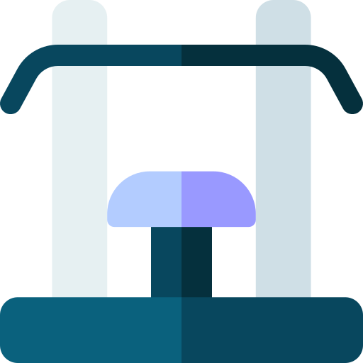 levantamiento de pesas Basic Rounded Flat icono
