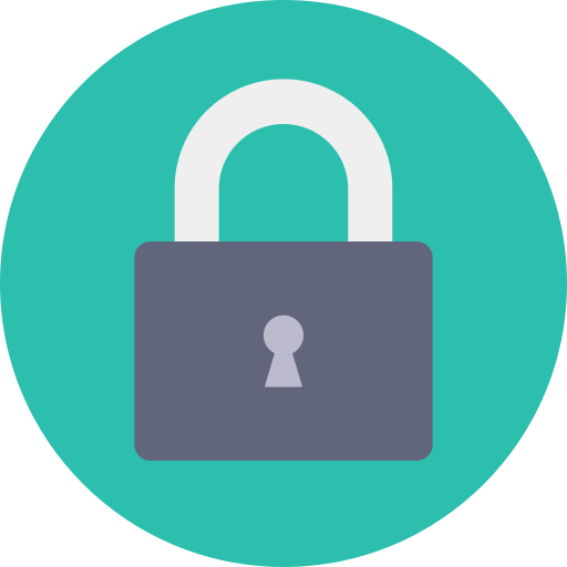 Lock Dinosoft Circular icon