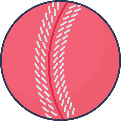 Cricket ball Dinosoft Lineal Color icon