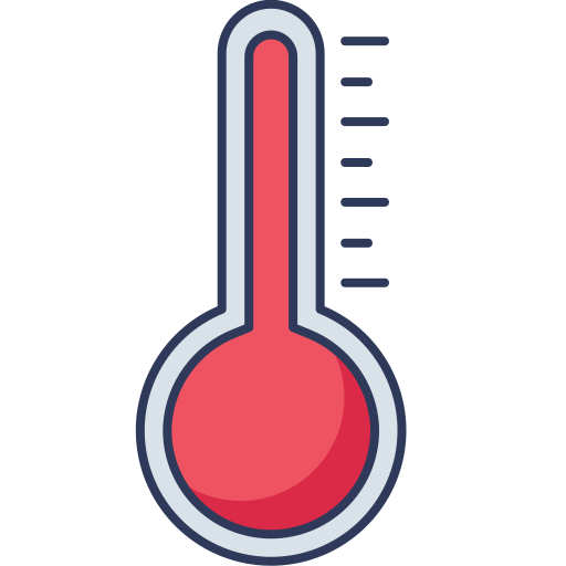 temperatura Dinosoft Lineal Color icono