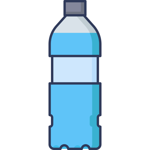 botella de agua Dinosoft Lineal Color icono