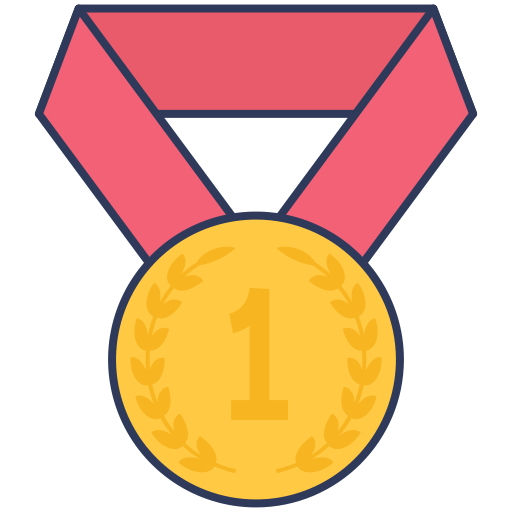 medal Dinosoft Lineal Color ikona