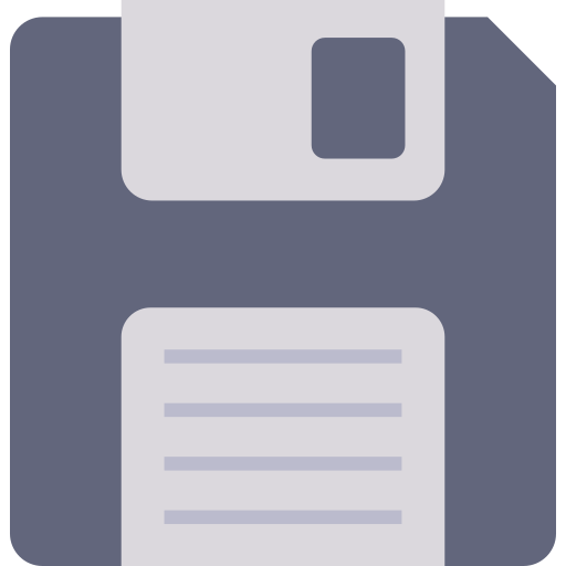Floppy disc Dinosoft Flat icon