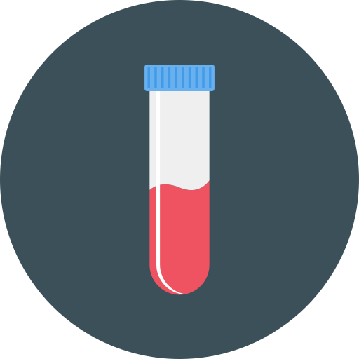 tubo de sangre Dinosoft Circular icono
