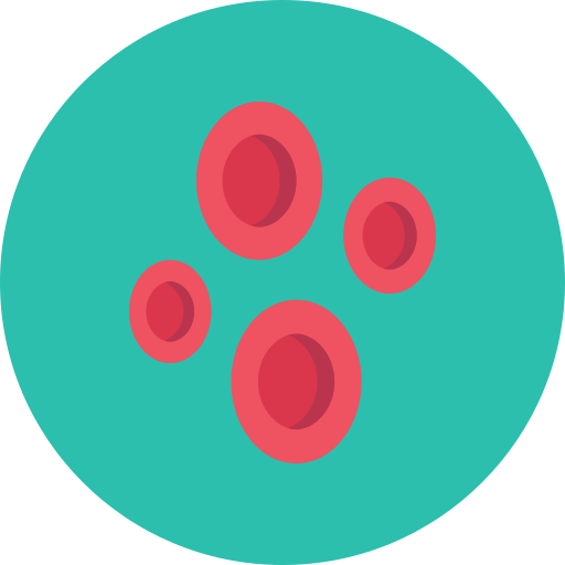 las células rojas de la sangre Dinosoft Circular icono