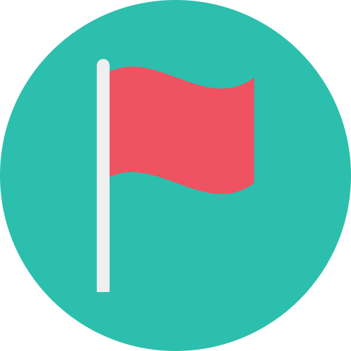 drapeau Dinosoft Circular Icône