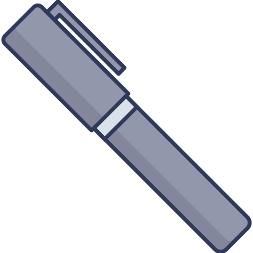 Pen Dinosoft Lineal Color icon