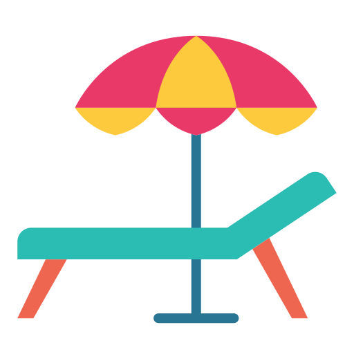 Lounger Good Ware Flat icon