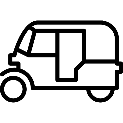 tuktuk Basic Mixture Lineal icoon