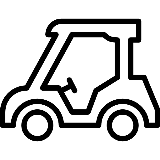 Golf cart Basic Mixture Lineal icon