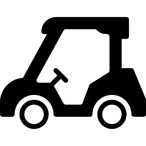 Golf cart Basic Mixture Filled icon