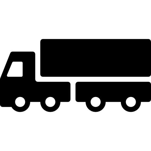 vrachtwagen Basic Mixture Filled icoon