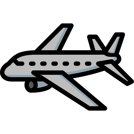 samolot Basic Mixture Lineal color ikona