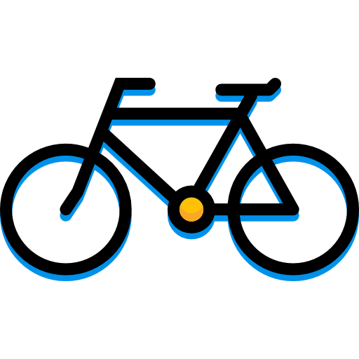 bicicleta Basic Mixture Lineal color icono