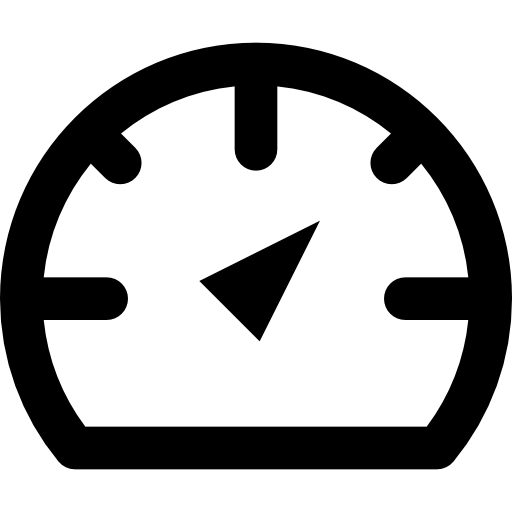 Dashboard Basic Black Outline icon