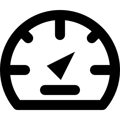 Dashboard Basic Black Outline icon