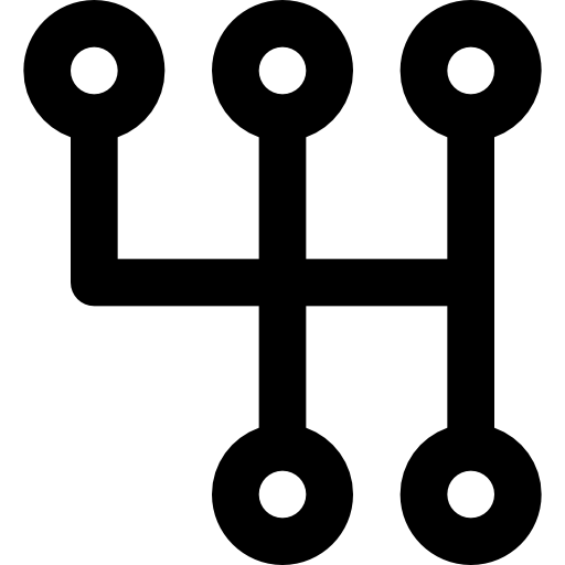 gangschaltung Basic Black Outline icon