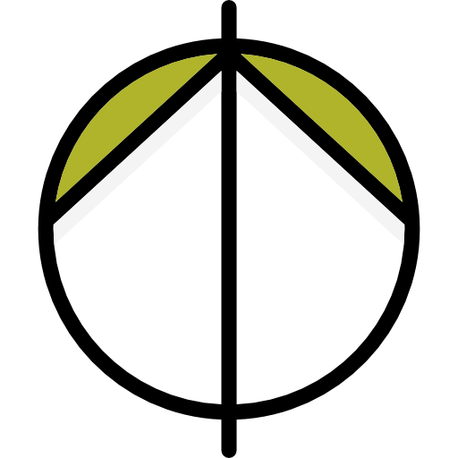 brújula Basic Mixture Lineal color icono