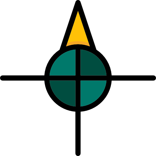 kompas Basic Mixture Lineal color ikona