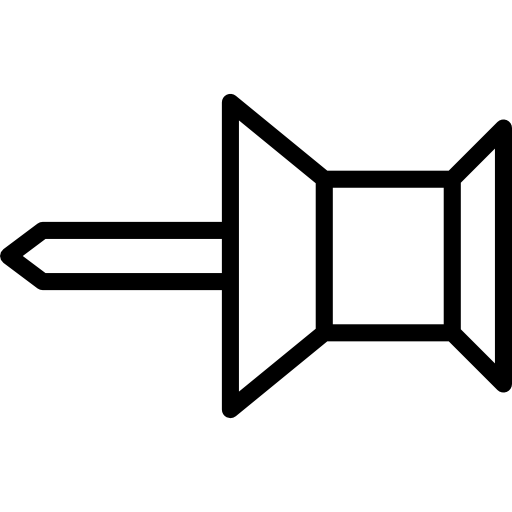 alfinete Basic Mixture Lineal Ícone