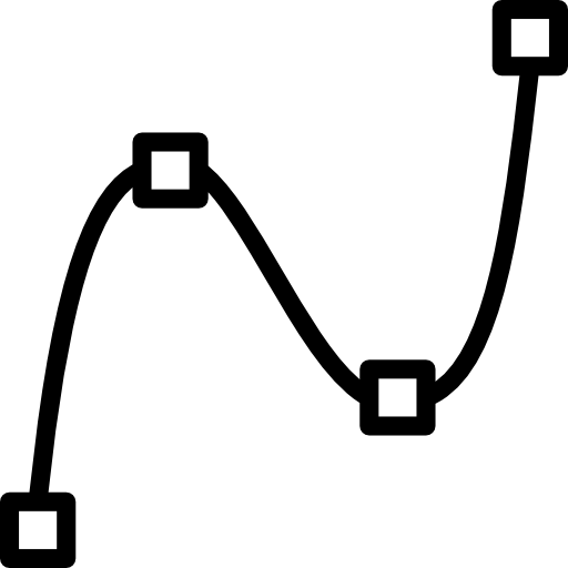 spline Basic Mixture Lineal Ícone