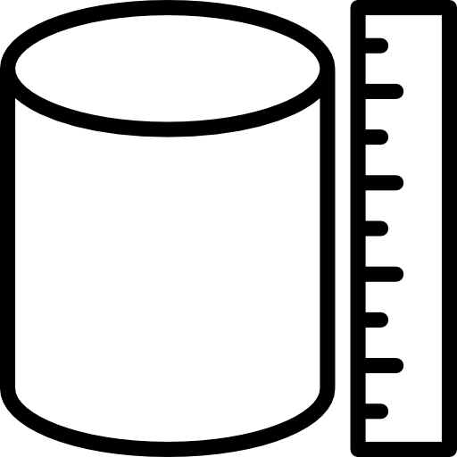 mesure Basic Mixture Lineal Icône